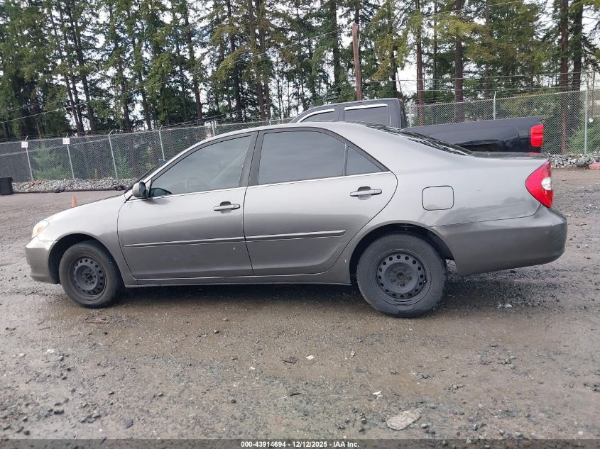 2003 Toyota Camry Le/Se/Xle VIN: JTDBE32K630150788 Lot: 43914694