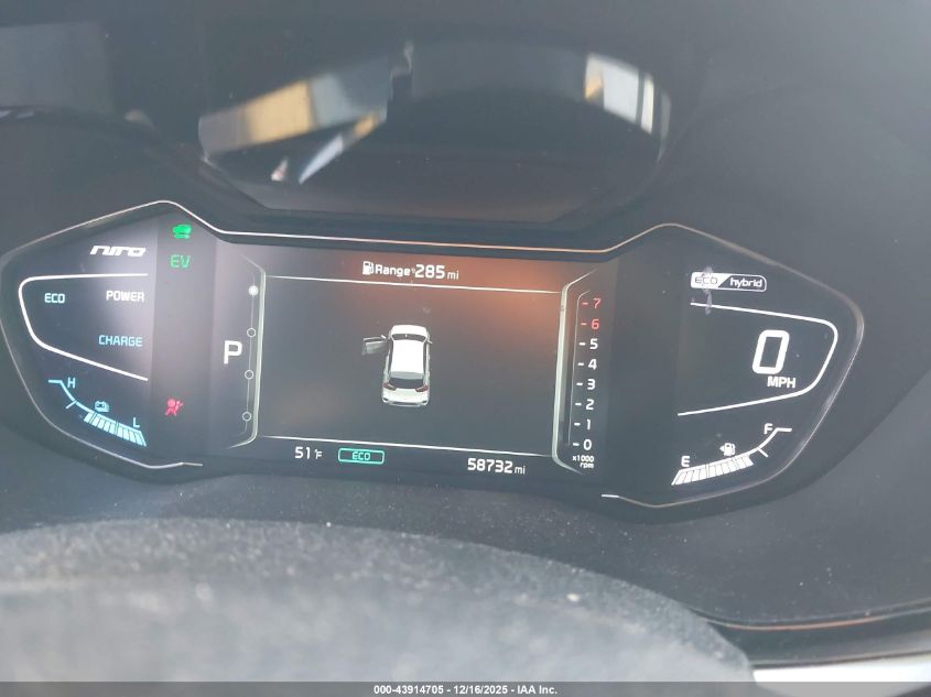 2022 Kia Niro Touring Se VIN: KNDCC3LC7N5536837 Lot: 43914705