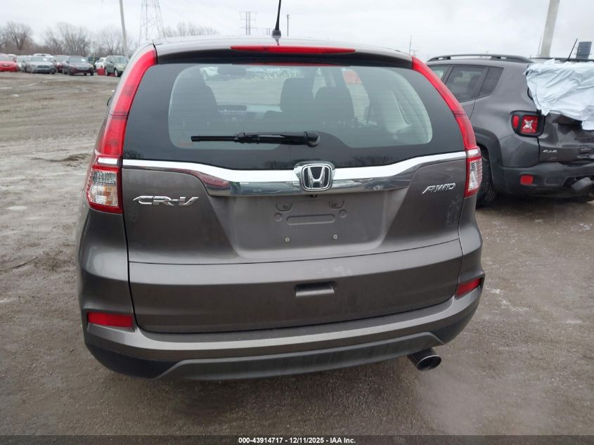 2015 Honda Cr-V Lx VIN: 5J6RM4H39FL037938 Lot: 43914717
