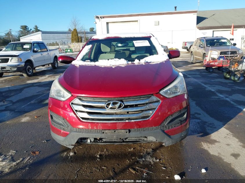 2014 Hyundai Santa Fe Sport 2.4L VIN: 5XYZTDLB6EG202216 Lot: 43914737