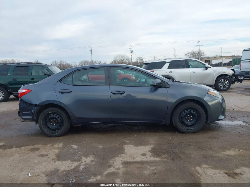 2014 Toyota Corolla Le VIN: 5YFBURHE6EP164920 Lot: 43914758