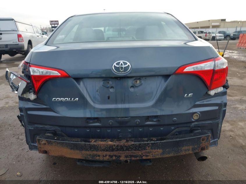 2014 Toyota Corolla Le VIN: 5YFBURHE6EP164920 Lot: 43914758