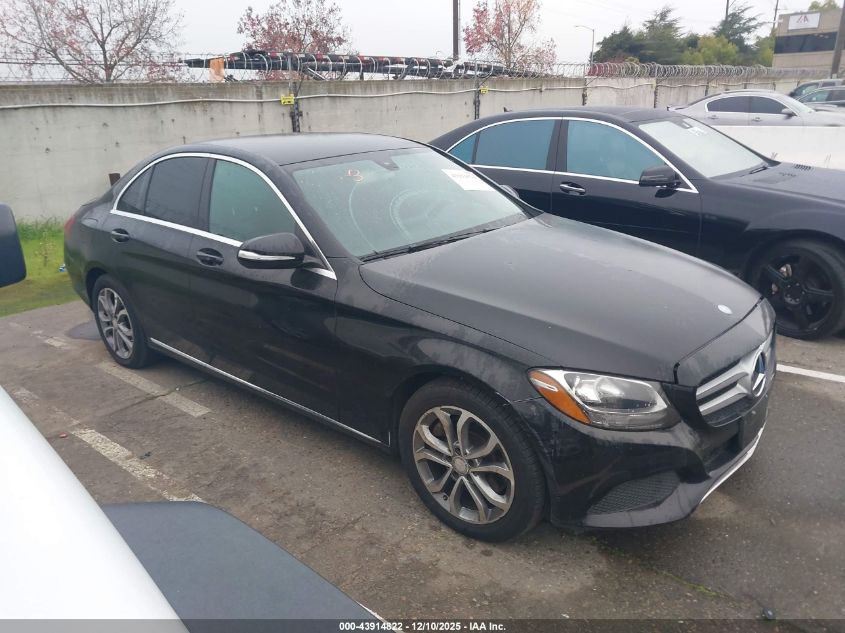 2015 Mercedes-Benz C 300 VIN: 55SWF4JB0FU088394 Lot: 43914822