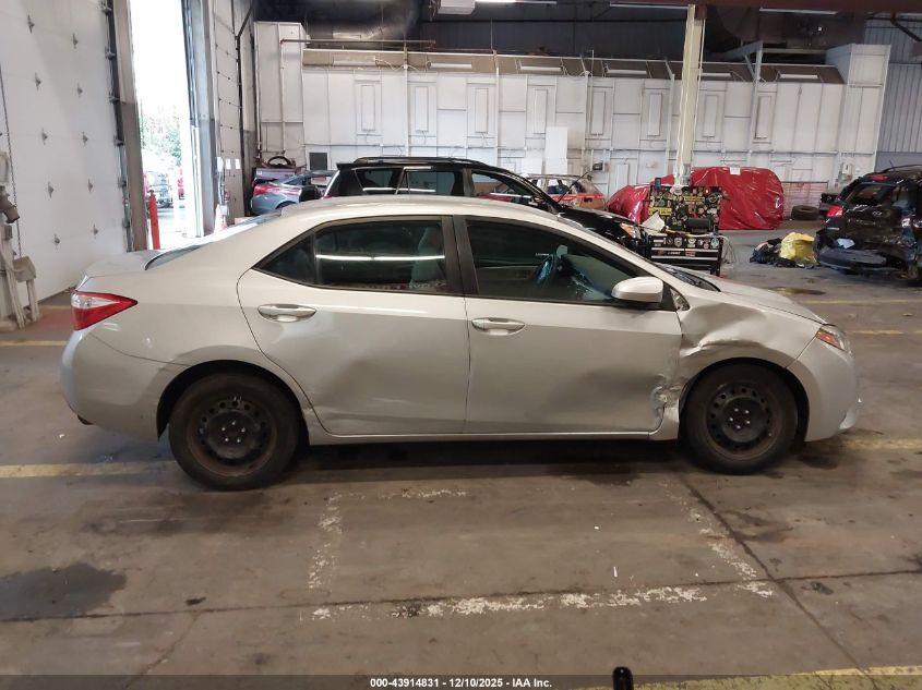 2014 Toyota Corolla Le VIN: 5YFBURHE4EP050558 Lot: 43914831