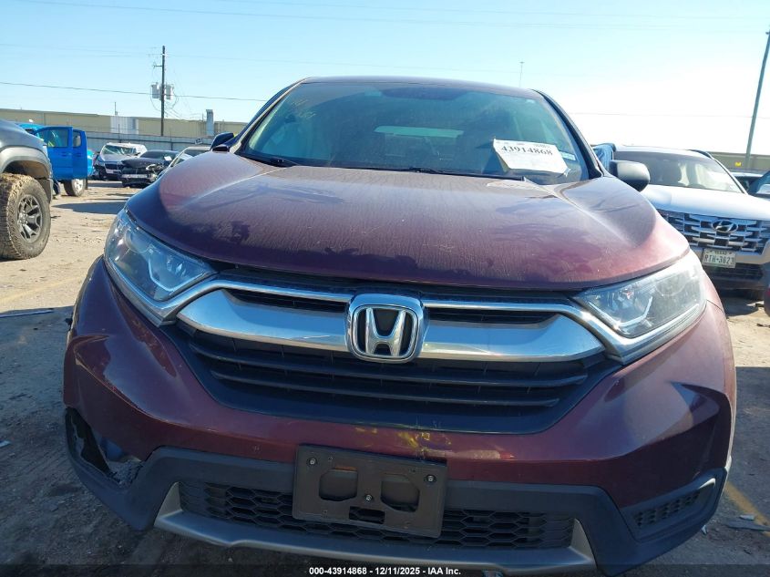 2019 Honda Cr-V Lx VIN: 2HKRW5H35KH417458 Lot: 43914868