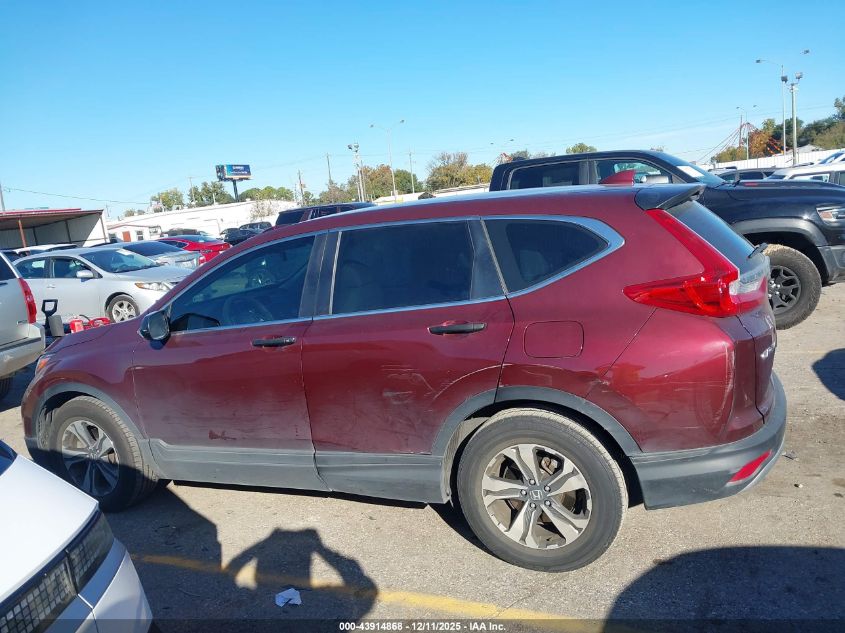 2019 Honda Cr-V Lx VIN: 2HKRW5H35KH417458 Lot: 43914868