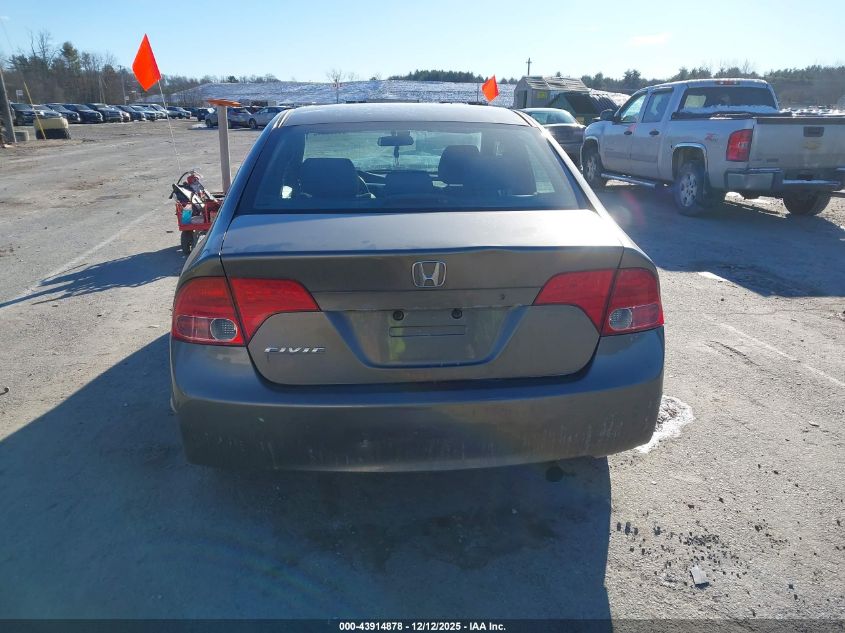 2008 Honda Civic Lx VIN: 2HGFA16568H303826 Lot: 43914878
