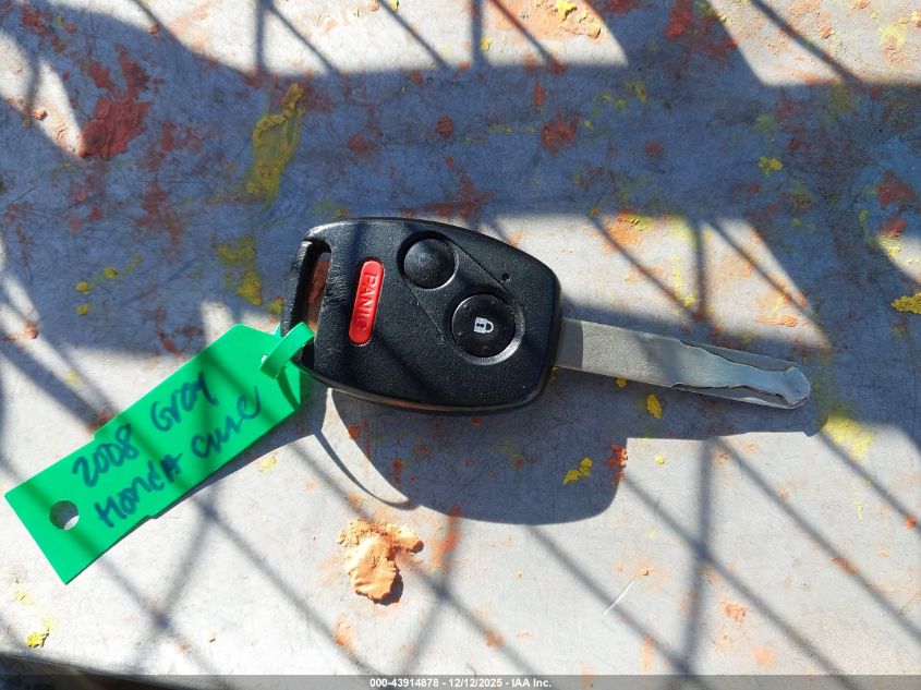 2008 Honda Civic Lx VIN: 2HGFA16568H303826 Lot: 43914878