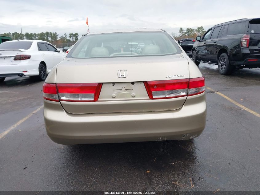 2003 Honda Accord 2.4 Lx VIN: 1HGCM56333A041528 Lot: 43914909