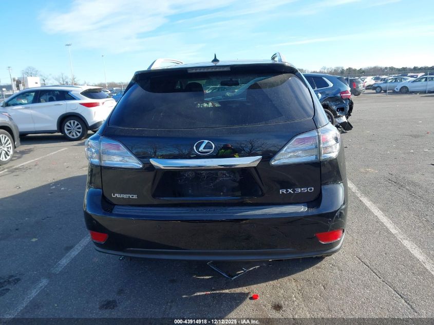 2012 Lexus Rx 350 VIN: 2T2BK1BA6CC123421 Lot: 43914918