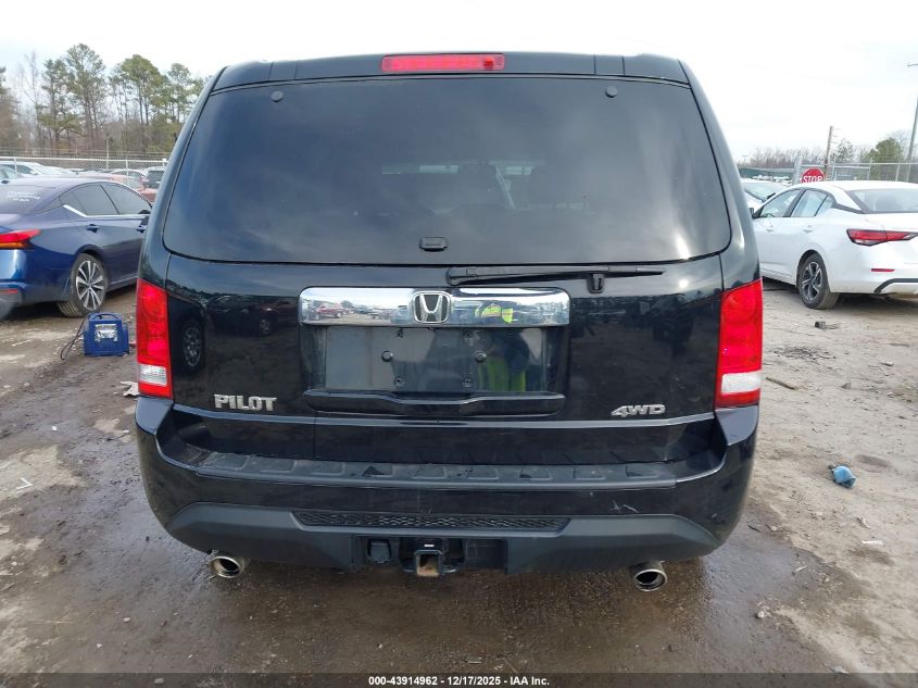 2015 Honda Pilot Ex-L VIN: 5FNYF4H57FB041633 Lot: 43914962