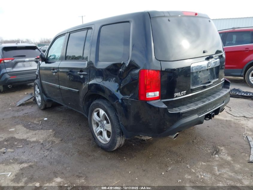 2015 Honda Pilot Ex-L VIN: 5FNYF4H57FB041633 Lot: 43914962