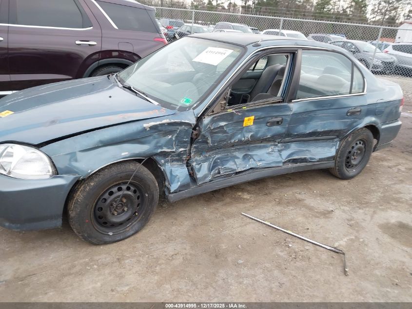 1996 Honda Civic Lx VIN: 1HGEJ6675TL054456 Lot: 43914995