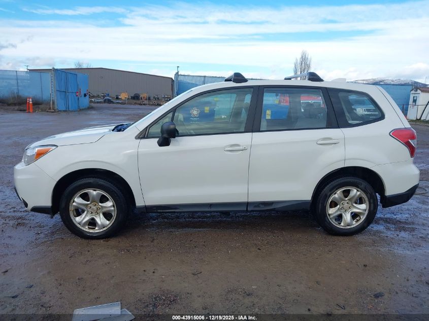 2016 Subaru Forester 2.5I VIN: JF2SJAAC7GG428221 Lot: 43915006
