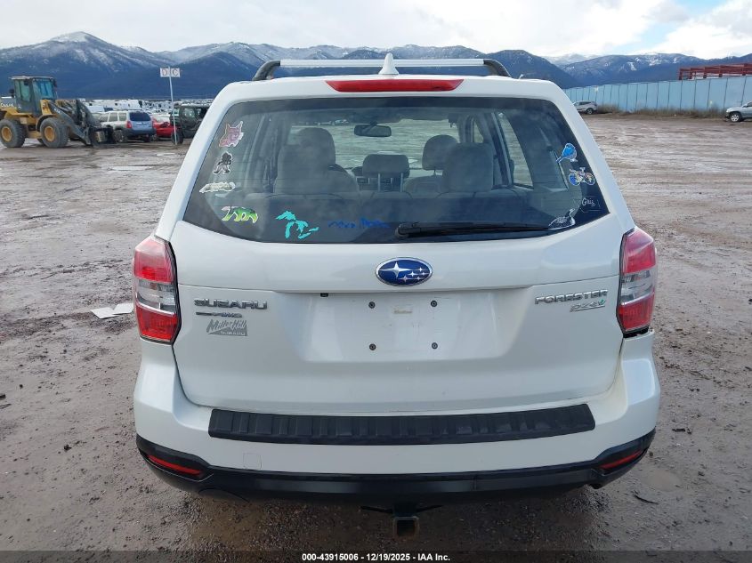 2016 Subaru Forester 2.5I VIN: JF2SJAAC7GG428221 Lot: 43915006