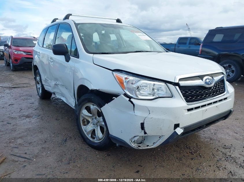 2016 Subaru Forester 2.5I VIN: JF2SJAAC7GG428221 Lot: 43915006