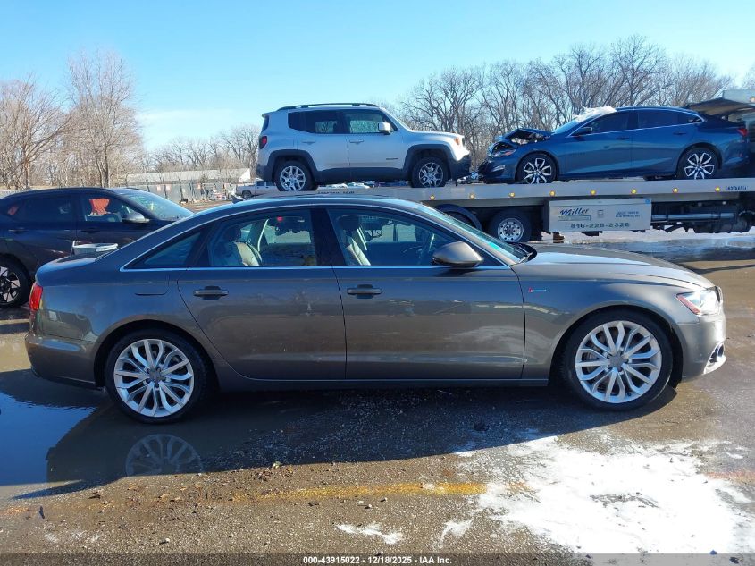 2013 Audi A6 3.0T Premium VIN: WAUGGAFC3DN132404 Lot: 43915022
