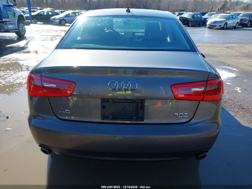 2013 Audi A6 3.0T Premium VIN: WAUGGAFC3DN132404 Lot: 43915022