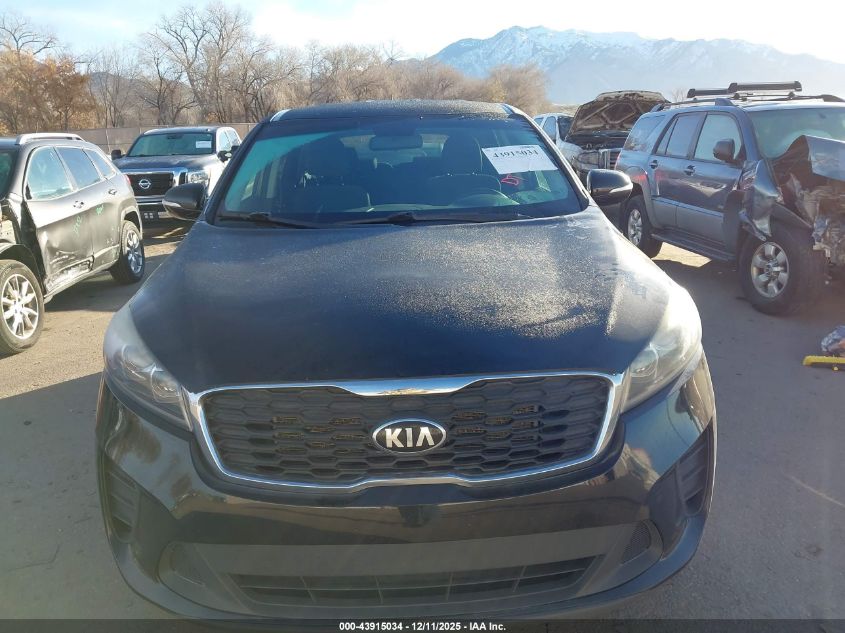 2019 Kia Sorento 2.4L Lx VIN: 5XYPG4A37KG518758 Lot: 43915034