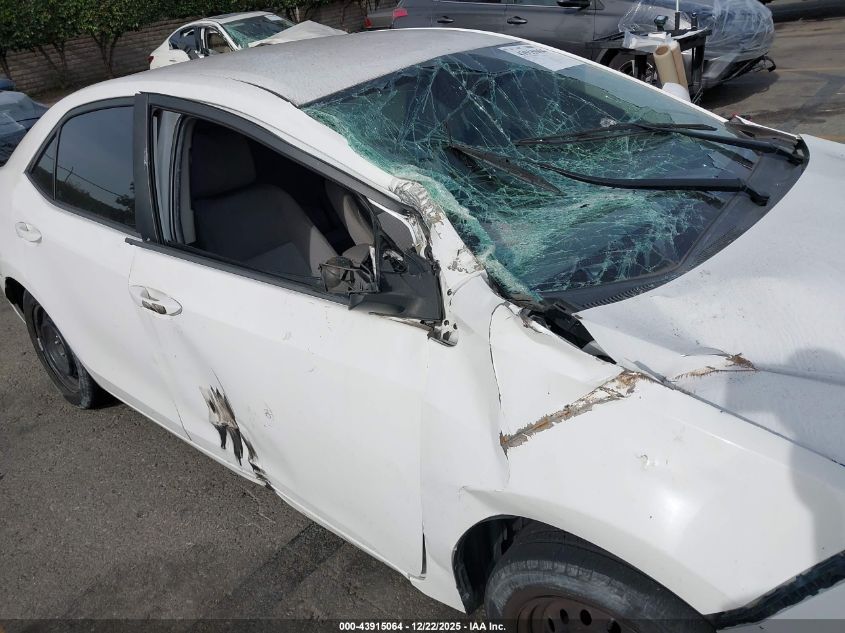 2016 Toyota Corolla Le VIN: 5YFBURHE2GP524476 Lot: 43915064