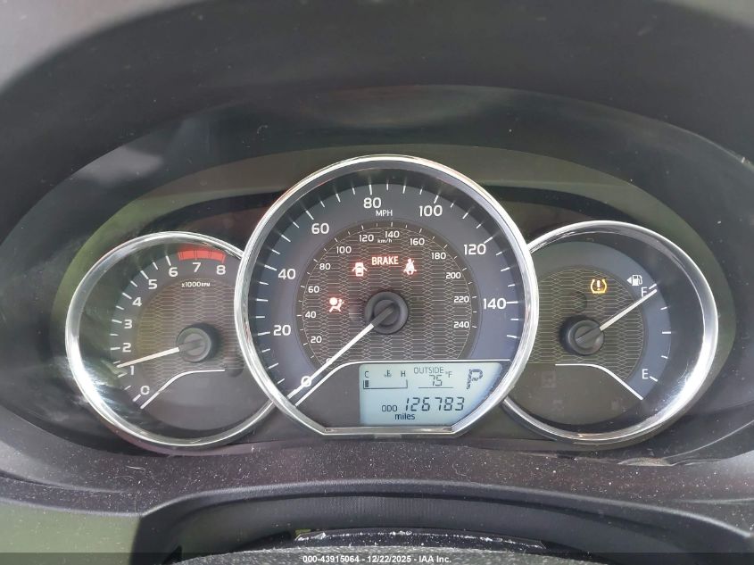 2016 Toyota Corolla Le VIN: 5YFBURHE2GP524476 Lot: 43915064