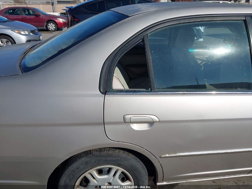 2002 Honda Civic Lx VIN: 2HGES16522H598939 Lot: 43915067