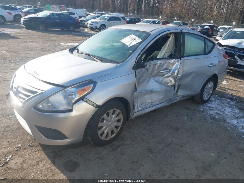 2019 Nissan Versa 1.6 Sv VIN: 3N1CN7AP9KL845022 Lot: 43915074