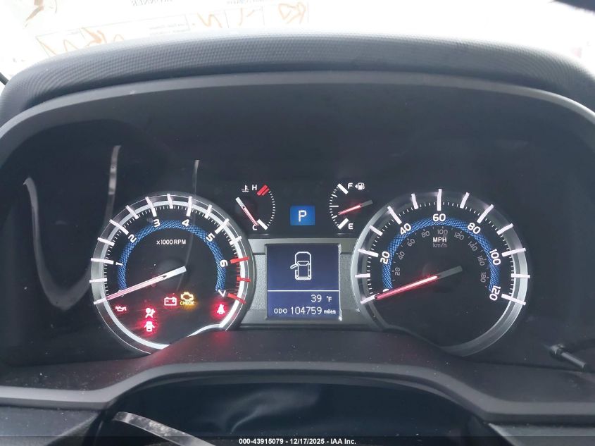 2016 Toyota 4Runner Sr5 VIN: JTEBU5JR6G5288459 Lot: 43915079