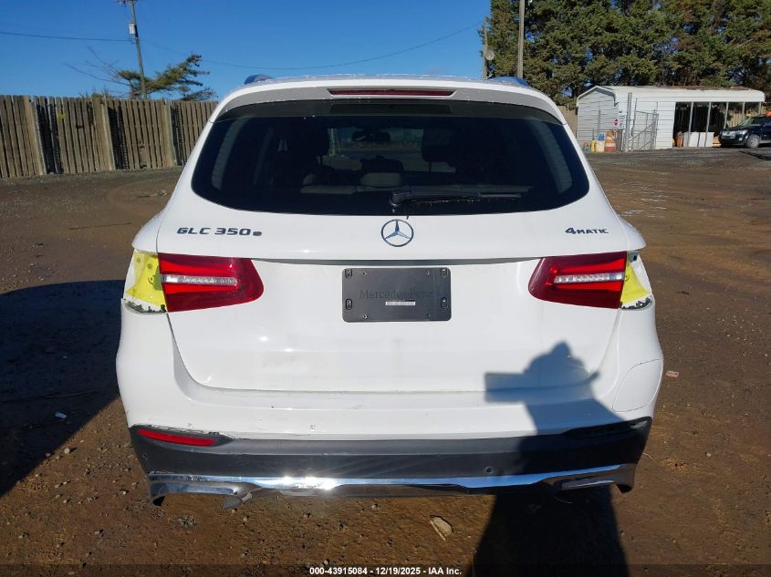 2019 Mercedes-Benz Glc 350E 4Matic VIN: WDC0G5EB2KF544917 Lot: 43915084