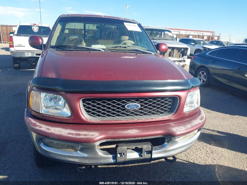 1998 Ford F-150 Lariat/Xl/Xlt VIN: 1FTRX08LXWKB56920 Lot: 43915101