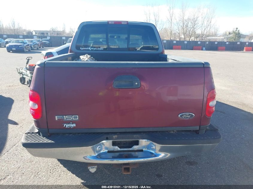 1998 Ford F-150 Lariat/Xl/Xlt VIN: 1FTRX08LXWKB56920 Lot: 43915101