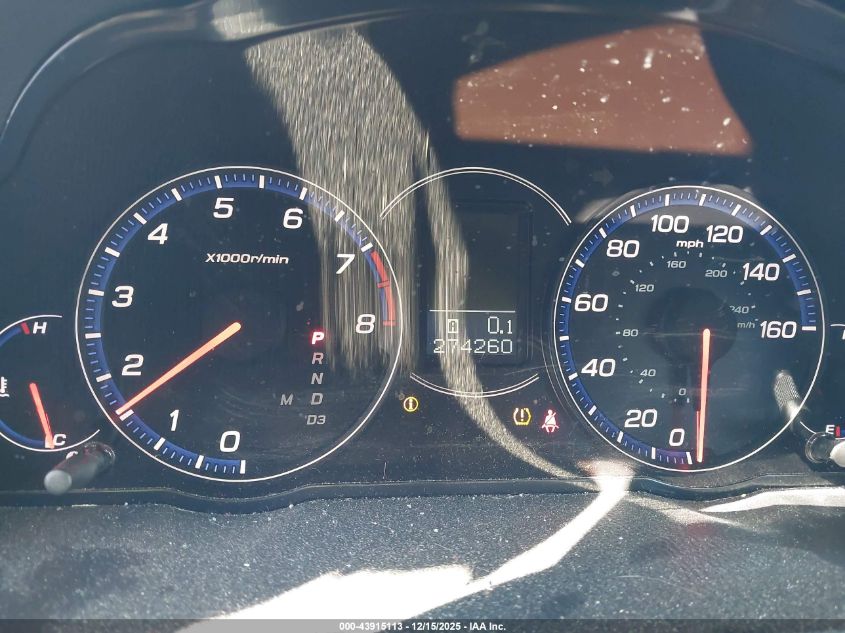 2007 Acura Tsx VIN: JH4CL96857C009578 Lot: 43915113