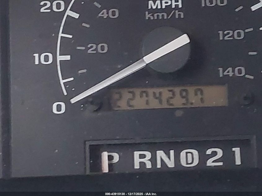 1995 Ford F150 VIN: 1FTEF15HXSNB58876 Lot: 43915138