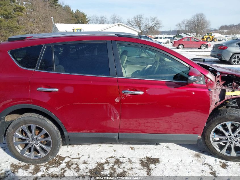 2018 Toyota Rav4 Limited VIN: JTMDFREV9JD255622 Lot: 43915146
