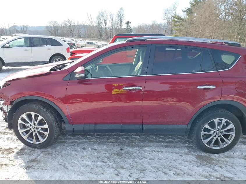 2018 Toyota Rav4 Limited VIN: JTMDFREV9JD255622 Lot: 43915146