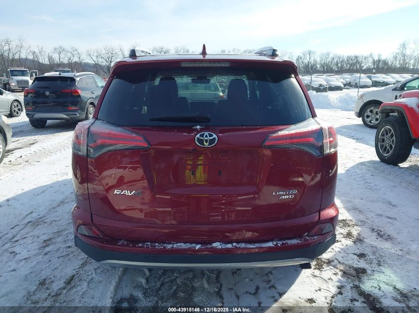 2018 Toyota Rav4 Limited VIN: JTMDFREV9JD255622 Lot: 43915146