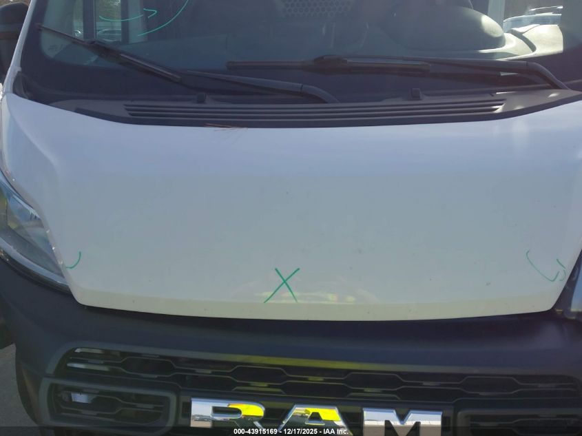 2023 Ram Promaster 2500 Low Roof 136 Wb VIN: 3C6LRVVGXPE524660 Lot: 43915169