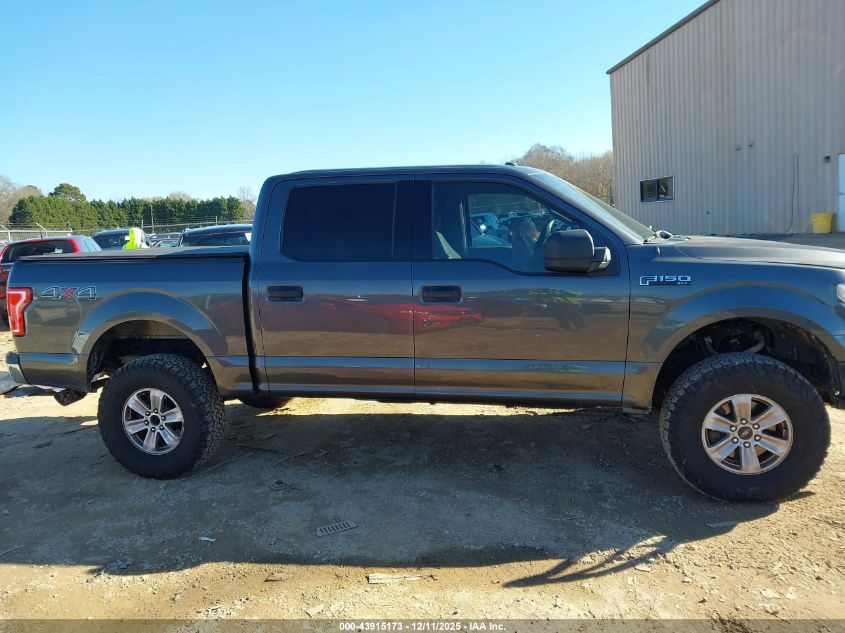 2016 Ford F-150 Xlt VIN: 1FTEW1EF0GFB55498 Lot: 43915173