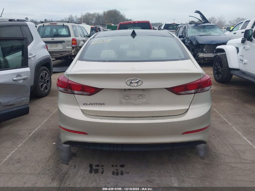 2018 Hyundai Elantra Sel VIN: 5NPD84LF6JH342736 Lot: 43915195