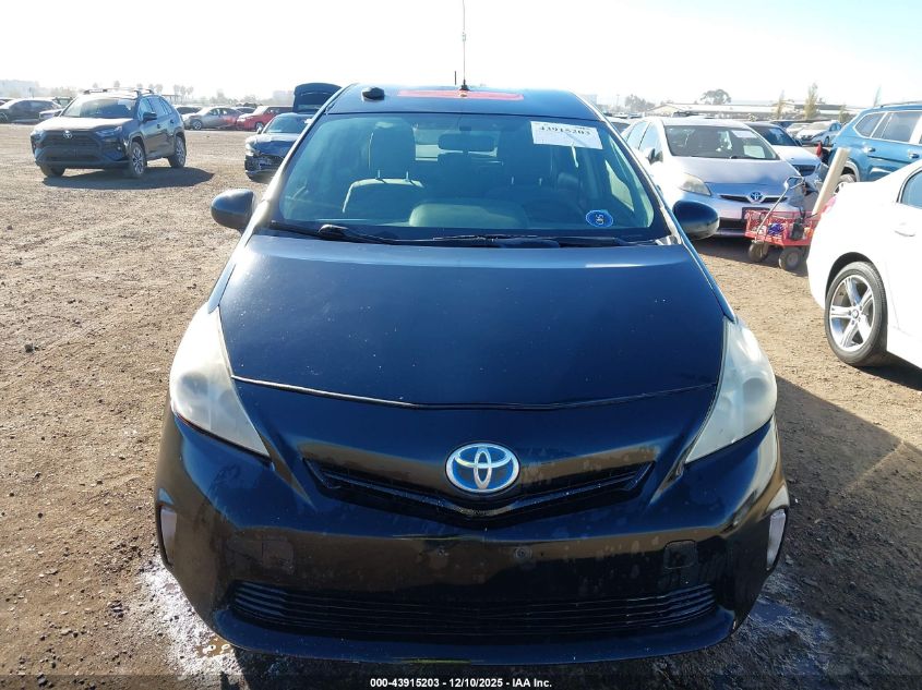 2012 Toyota Prius V Two VIN: JTDZN3EU0C3185501 Lot: 43915203