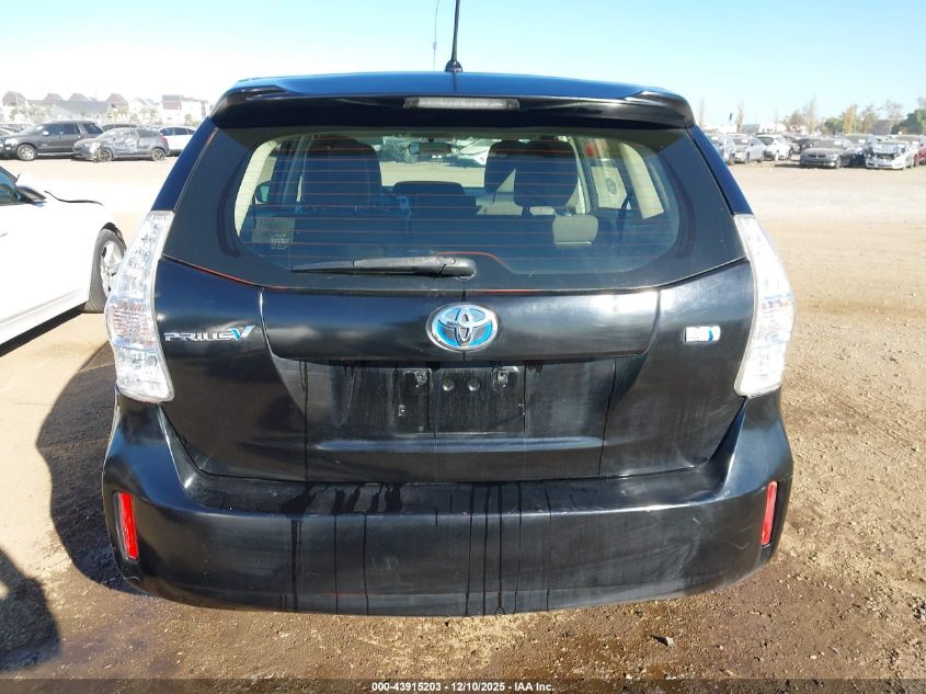 2012 Toyota Prius V Two VIN: JTDZN3EU0C3185501 Lot: 43915203