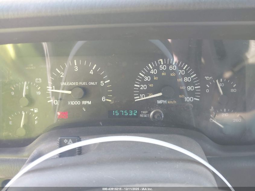 1997 Jeep Cherokee Sport VIN: 1J4FJ68S2VL578830 Lot: 43915215