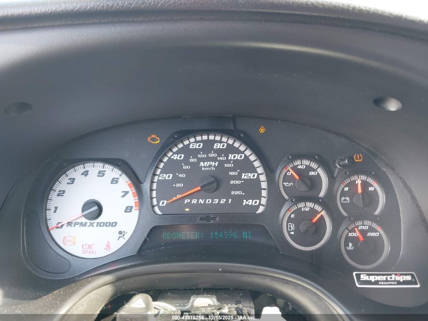 2008 Chevrolet Trailblazer Ss VIN: 1GNET13HX82161922 Lot: 43915256