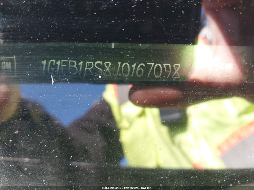 2018 Chevrolet Camaro 1Lt VIN: 1G1FB1RS8J0167098 Lot: 43915285