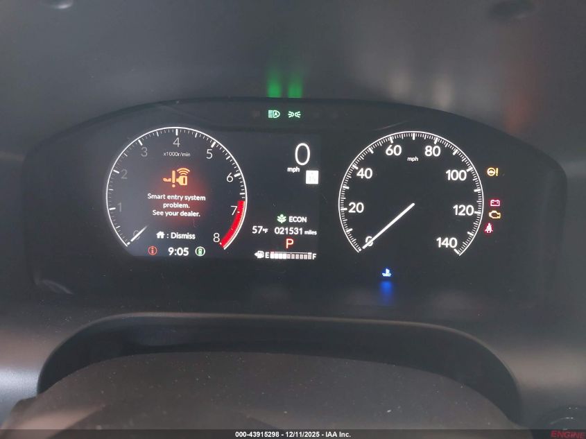 2024 Honda Hr-V 2Wd Sport/2Wd Sport W/O Bsi VIN: 3CZRZ1H58RM718922 Lot: 43915298