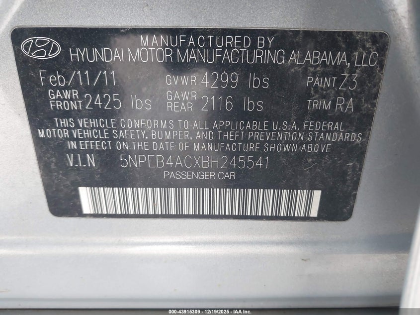 Hyundai SONATA — thumbnail 9