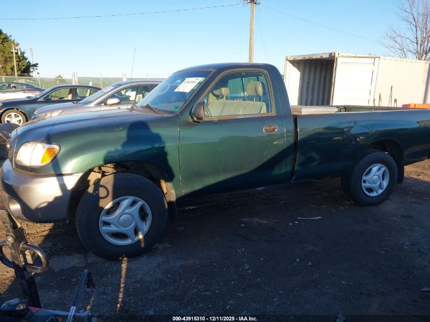 2003 Toyota Tundra VIN: 5TBJN32113S368629 Lot: 43915310