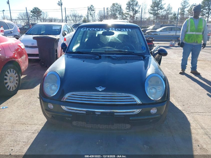 2002 Mini Cooper VIN: WMWRC33432TC36836 Lot: 43915323