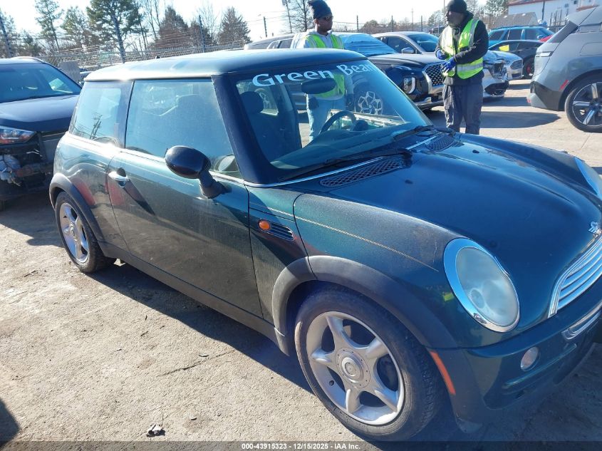2002 Mini Cooper VIN: WMWRC33432TC36836 Lot: 43915323