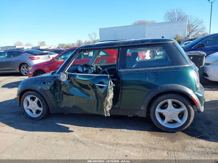 2002 Mini Cooper VIN: WMWRC33432TC36836 Lot: 43915323